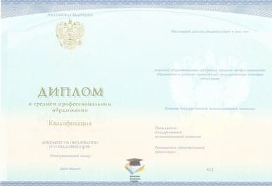 Диплом Бердского Электромеханического Колледжа СпецБланк 2014-2020 годов